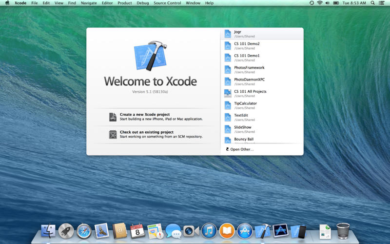 Products Mac App Xcode